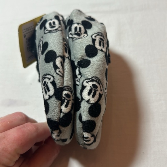 2-3T Disney Mickey Mouse Black and Gray Slippers - Picture 2 of 3